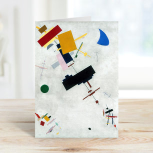 Cartão Suprematismo   Kazimir Malevich
