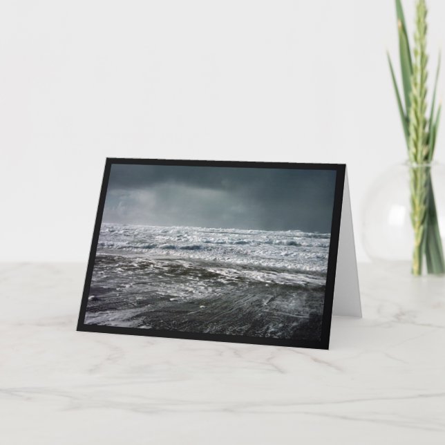 Cartão Surf da tempestade (Frente)