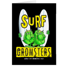 Cartão Surf Grosters preto