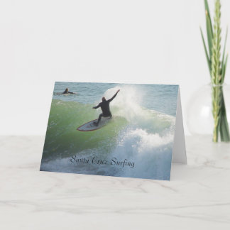 Cartão Surfar de Santa Cruz