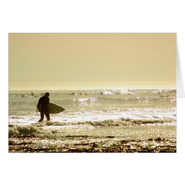Cartão Surfar é bom para a alma (Frente Horizontal)