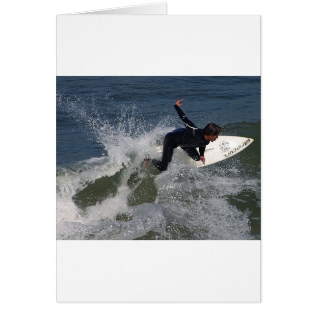 Cartão Surfing surfing Waves Ocean (Frente)