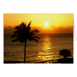 Cartão Surgimento do Sol no Paraíso