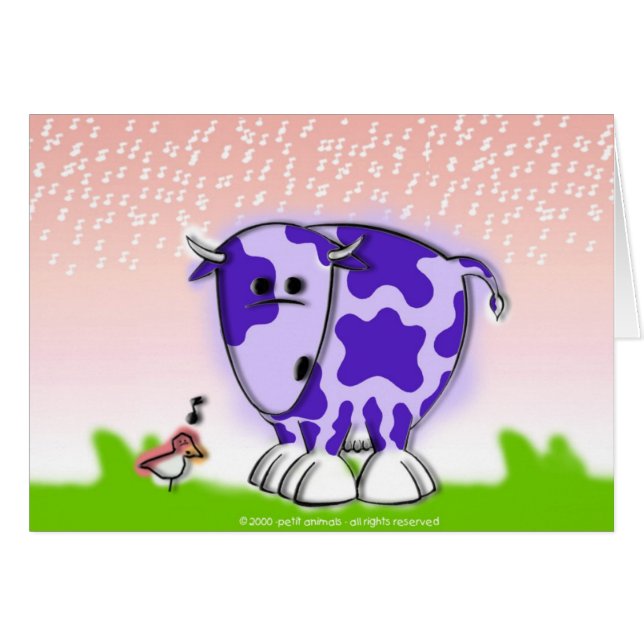 Cartão Suri a vaca (Frente Horizontal)