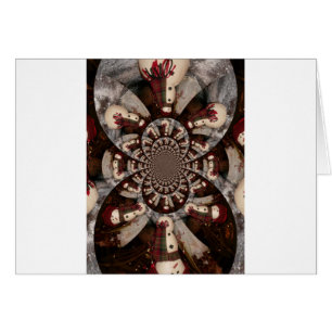 Cartão Surpreendente Snowman