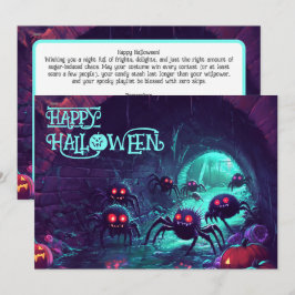 Cartão Surpresa de Sewer Spider Spooky