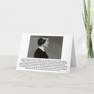 Cartão Susan B. Anthony