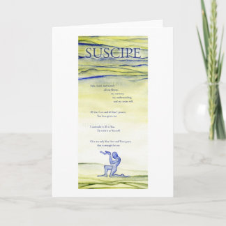 Cartão Suscipe (oração de St Ignatius)