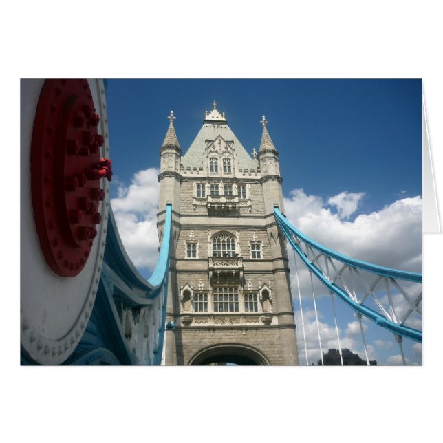 Cartão suspense da ponte torre (Frente Horizontal)