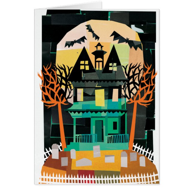 Cartão Sustos assombrados da casa (Frente)