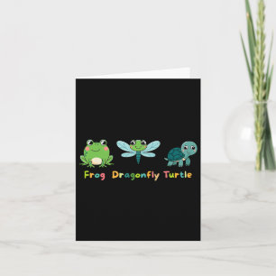 Cartão Sutil Humor Político Anti-Trump Dragonfly T