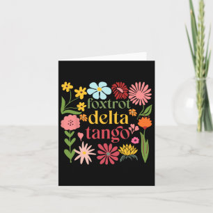 Cartão Sutil Tampão Floral Resiste Flores de Camisa Foxtr