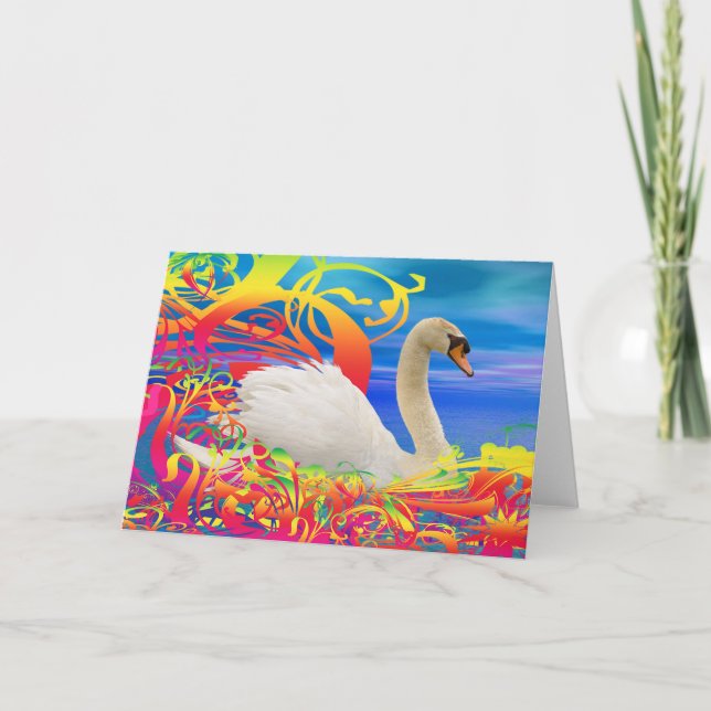 Cartão Swan Nest (Frente)