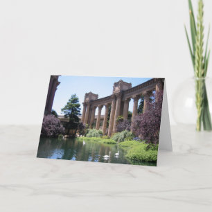 Cartão Swan Songs Palace of Fine Arts SF Note Card