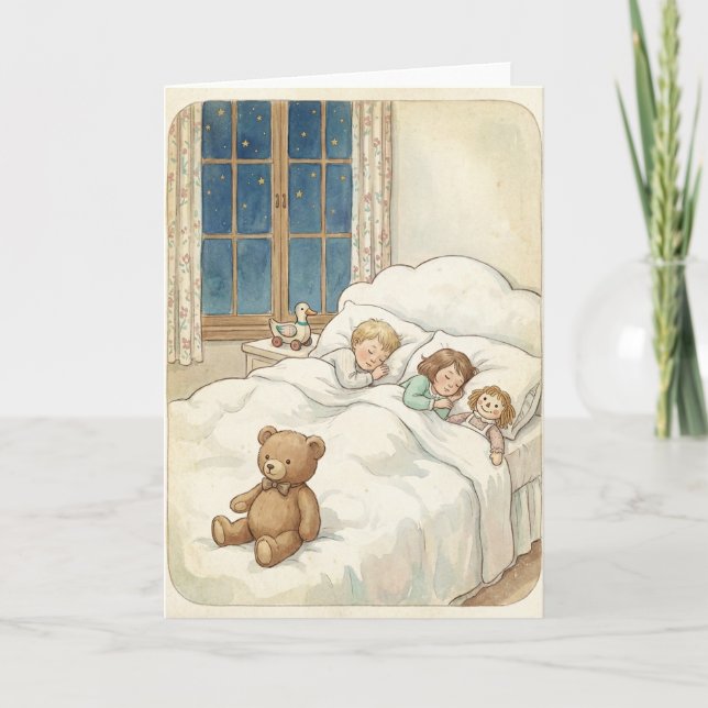 Cartão Sweet Dreams Children Card (Frente)