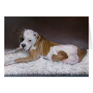 Cartão Sweet Heart, Bulldog Americano