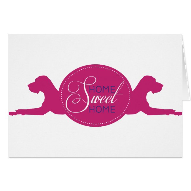 Cartão Sweet Home Sweet (Frente Horizontal)