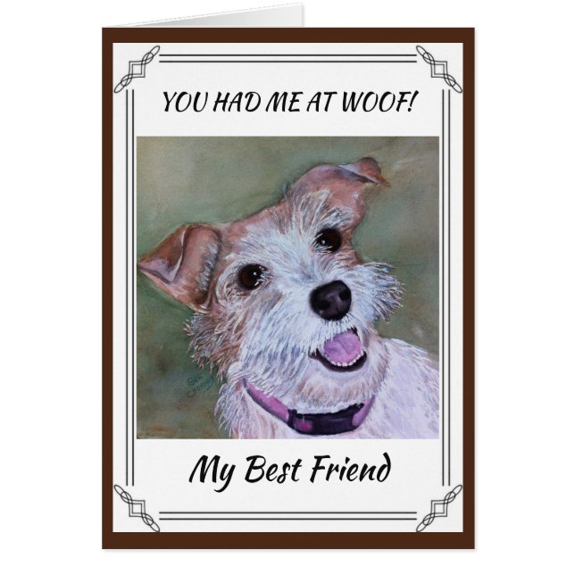 CARTÃO SWEET JACK RUSSELL (Frente)