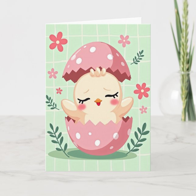 Cartão Sweet New Baby Bird Card (Frente)
