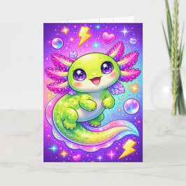 Cartão Sweet Pink and Purple Birthday Card for Girls