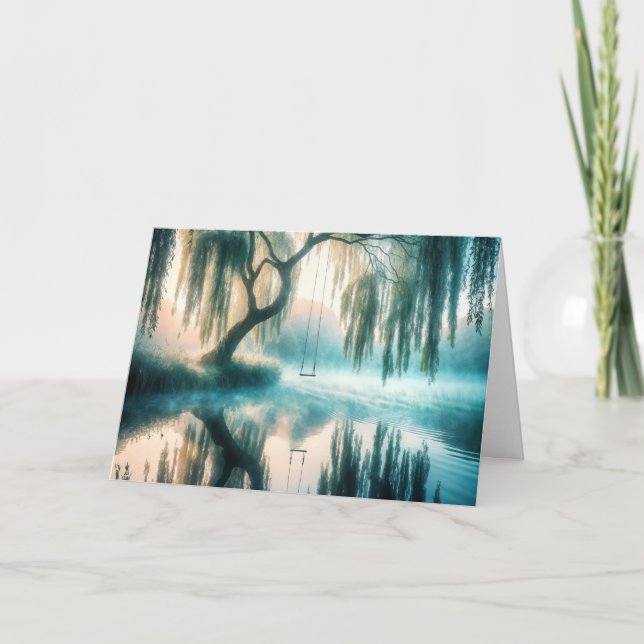 Cartão Swing Hanging From a Tree for Sympathy (Frente)