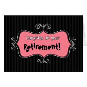 Cartão Swirlie Rosa Aposentado