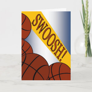 Cartão Swoosh! Basketball Success Congrats