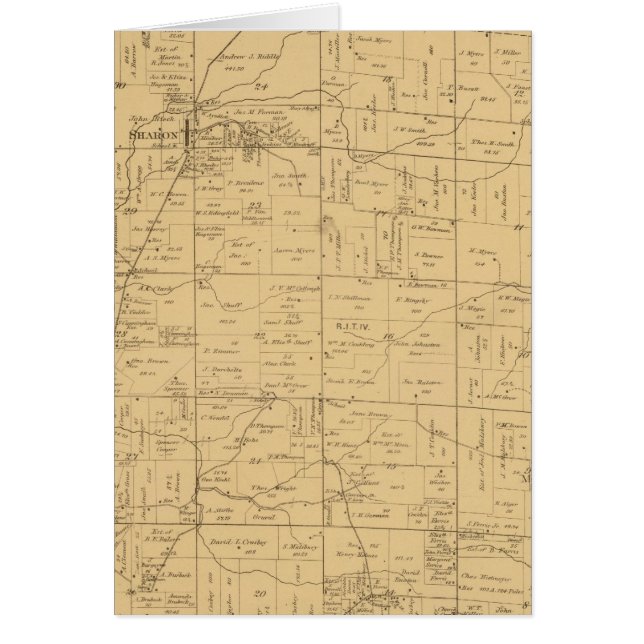 Cartão Sycamore, Ohio (Frente)