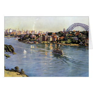 Cartão Sydney Harbor Austrália