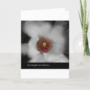 Cartão Sympathy Card