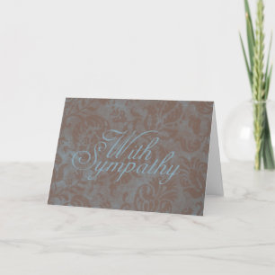 Cartão Sympathy Card