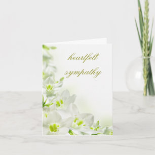 Cartão Sympathy Card