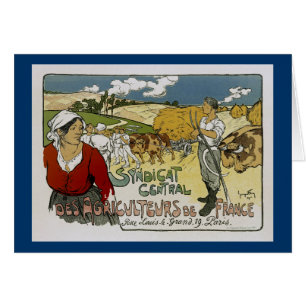 Cartão Syndicat Central Des Agricultures de France