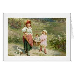 Cartão T33572 ao mercado, para comprar um porco gordo