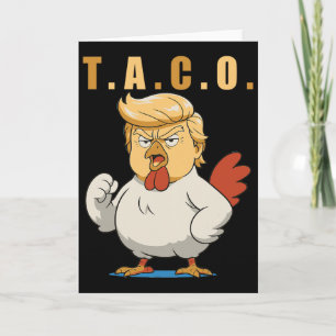 Cartão T.a.c.o. Trump É Um Taco 