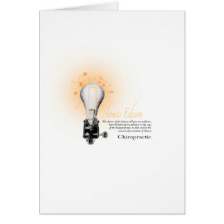 Cartão T de Thomas Edison