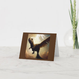 Cartão T Rex Angel