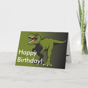 Cartão T-Rex Personalized items