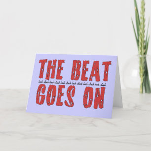 Cartão T-shirts de ataque cardíaco   Presentes para doent