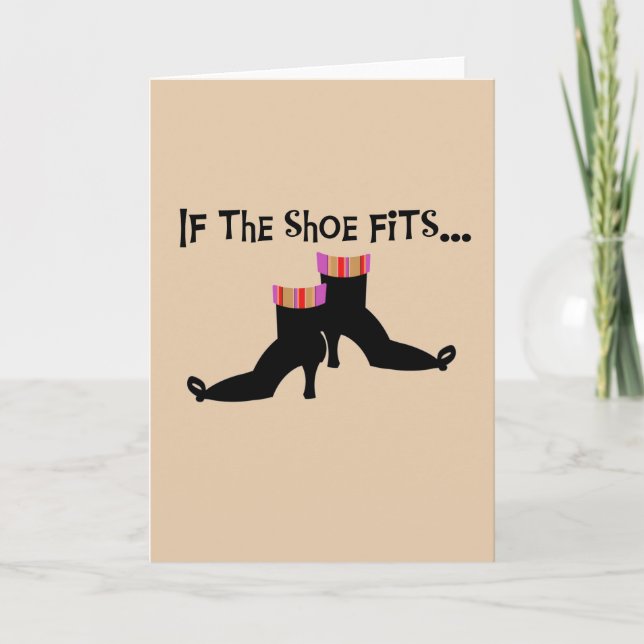 Cartão T-shirts e Calçados de bruxas (Frente)