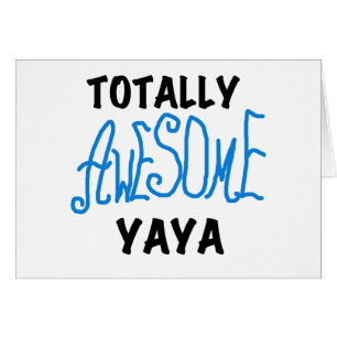 Cartão T-shirts e presentes totalmente incríveis da Yaya