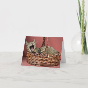 Cartão Tabby Cat Note Card
