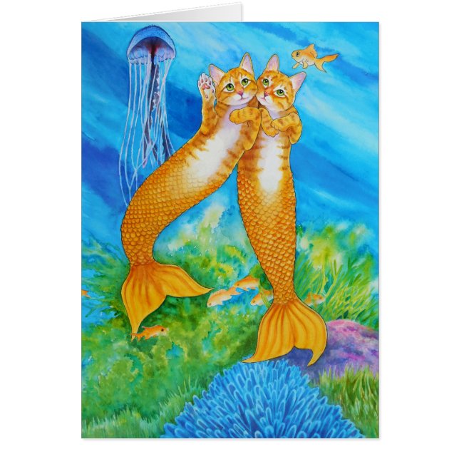 Cartão Tabby MerCats (Frente)