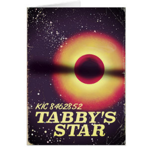 Cartão Tabbys star space poster