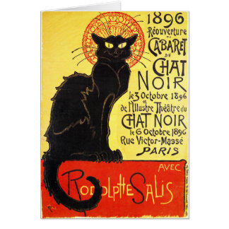 Cartão Taberna du Conversa Noir, Steinlen