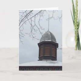 Cartão Tabernacle Cross in Snow - Martha's Vineyard