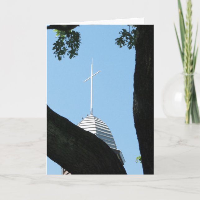 Cartão Tabernacle Cross - Martha's Vineyard (Frente)