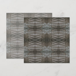 Cartão Tábuas de Madeira Shiplap Perspectiva Padrão Sudoe
