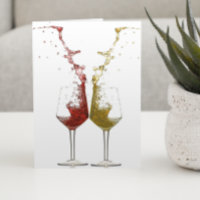 Taça de Vinho Salpicada