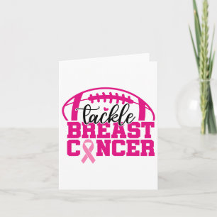 Cartão Tackear Cancer A de Mama de Fita Rosa de Fita do C